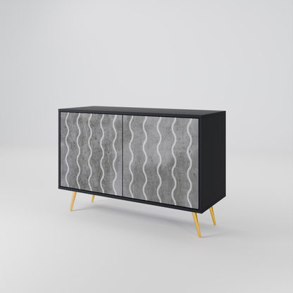 WAVES OF CONCRETE 2-Door Sideboard