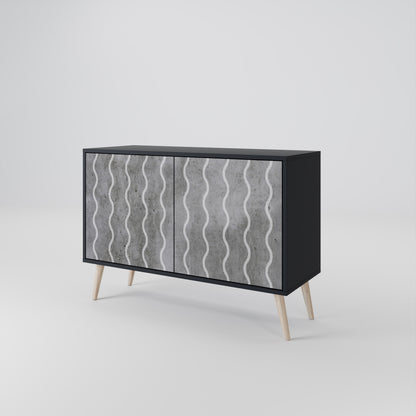 WAVES OF CONCRETE 2-Door Sideboard