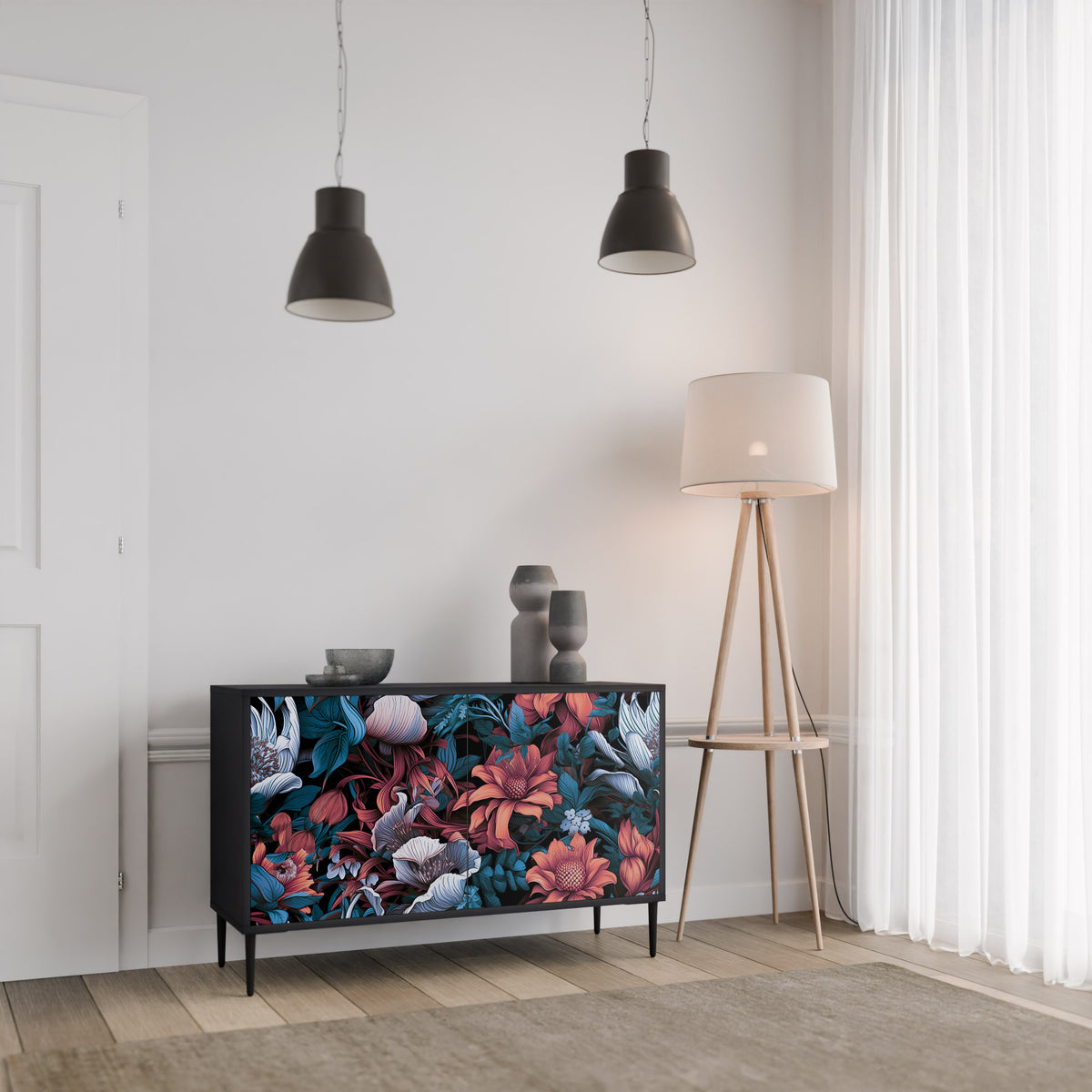 ETHEREAL BLOSSOMS 2-Door Sideboard
