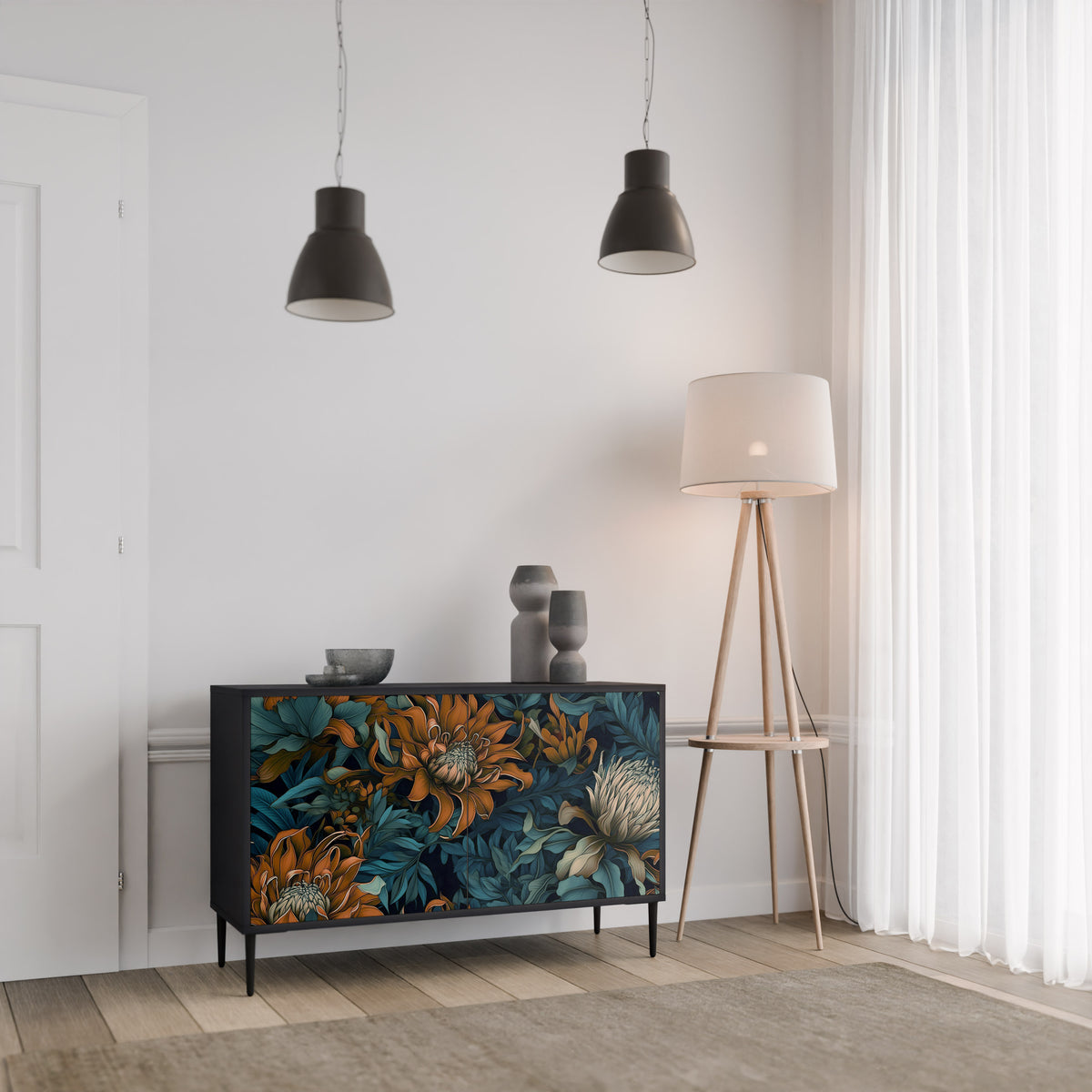 MORNING BLOOM 2-Door Sideboard