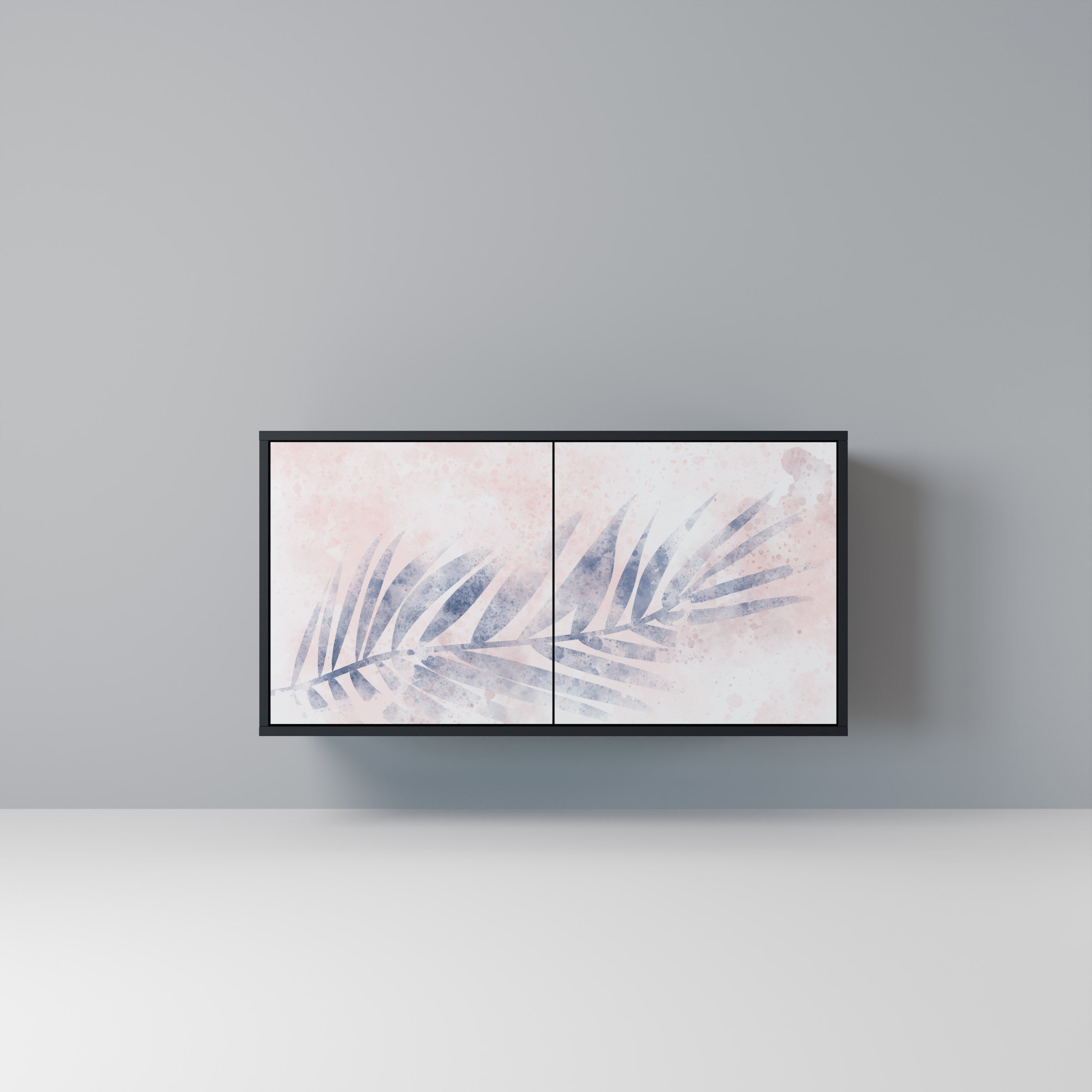 Buffet 2 portes TIMELESS FLOAT en finition noire