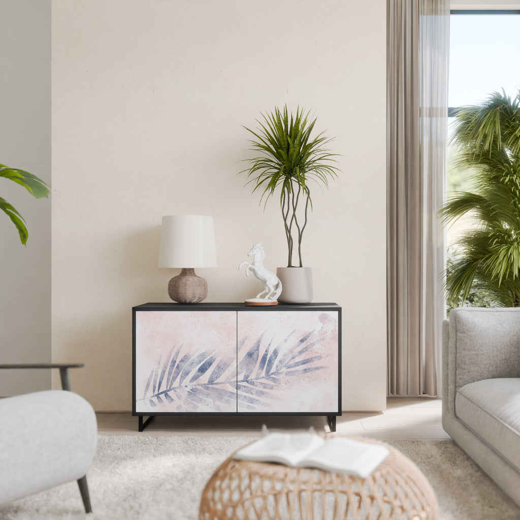 Buffet 2 portes TIMELESS FLOAT en finition noire