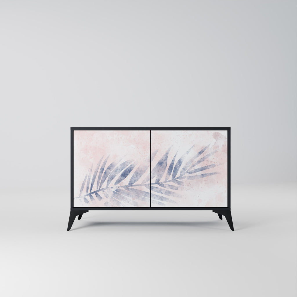 Buffet 2 portes TIMELESS FLOAT en finition noire