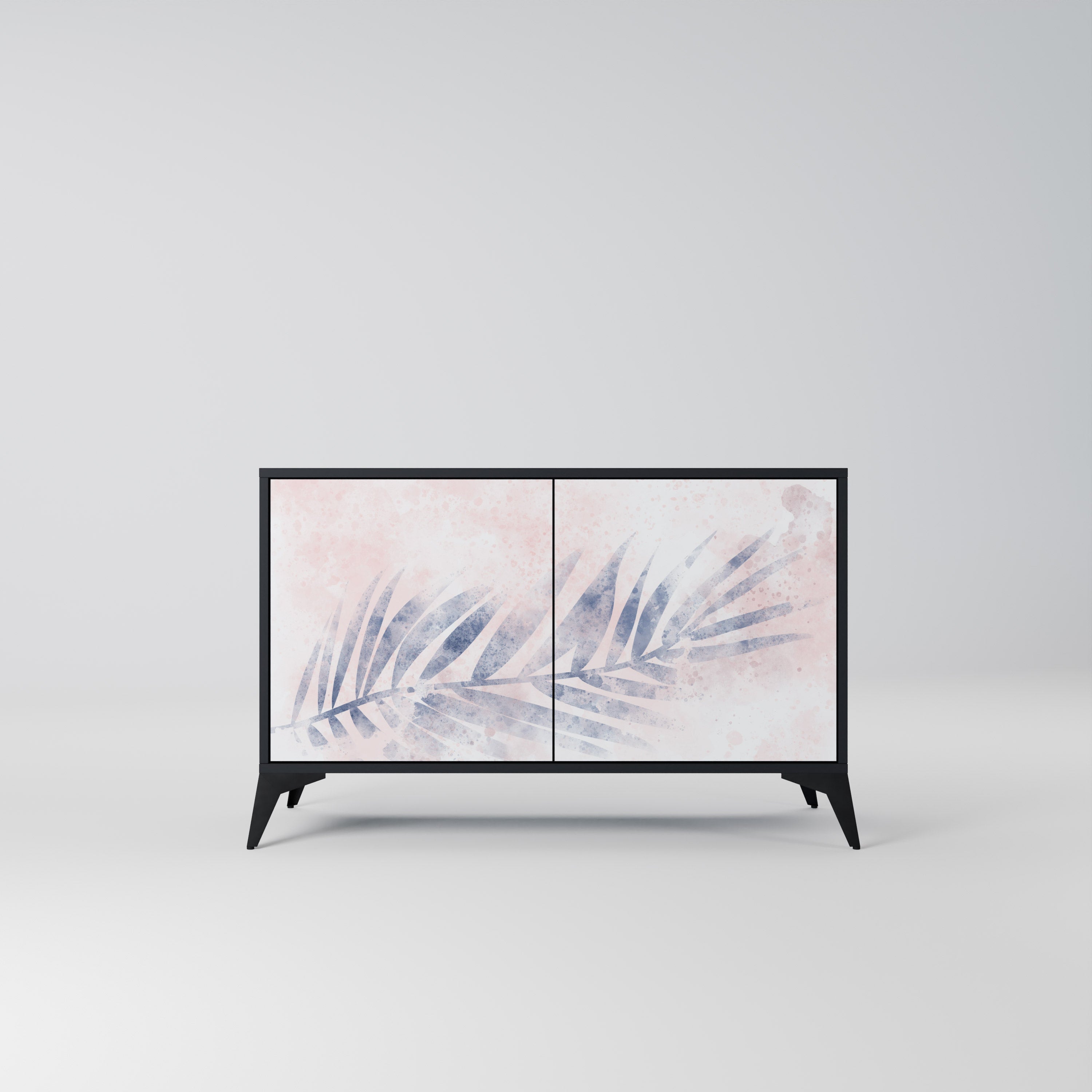 Buffet 2 portes TIMELESS FLOAT en finition noire