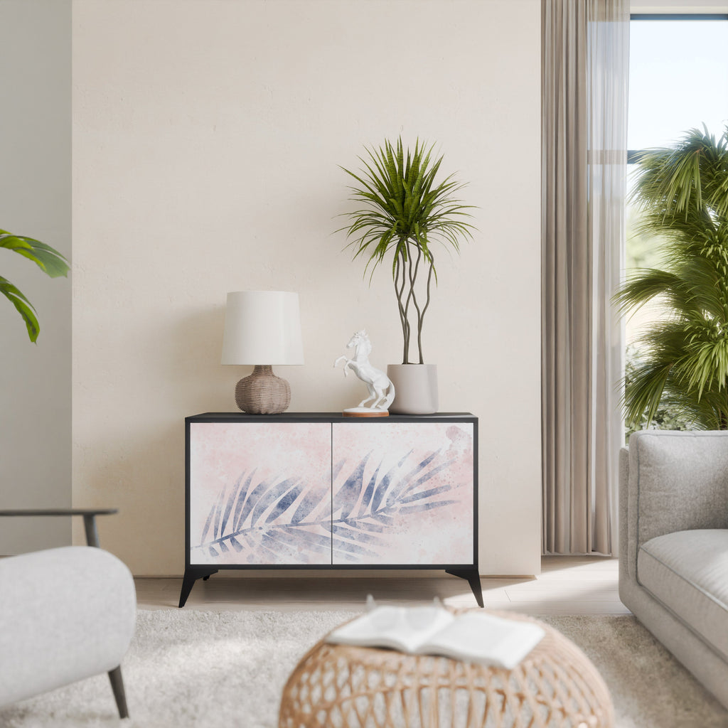 Buffet 2 portes TIMELESS FLOAT en finition noire