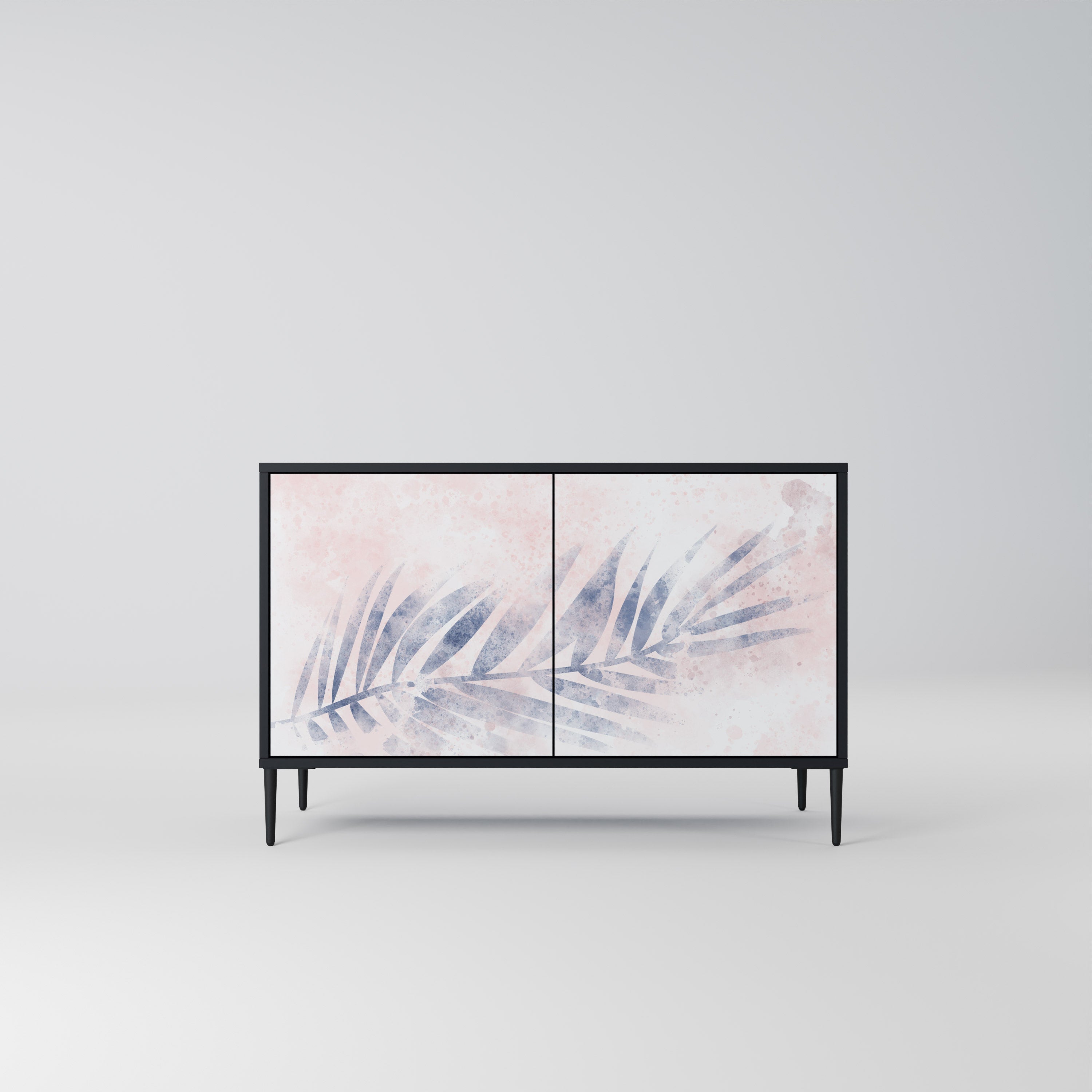 Buffet 2 portes TIMELESS FLOAT en finition noire