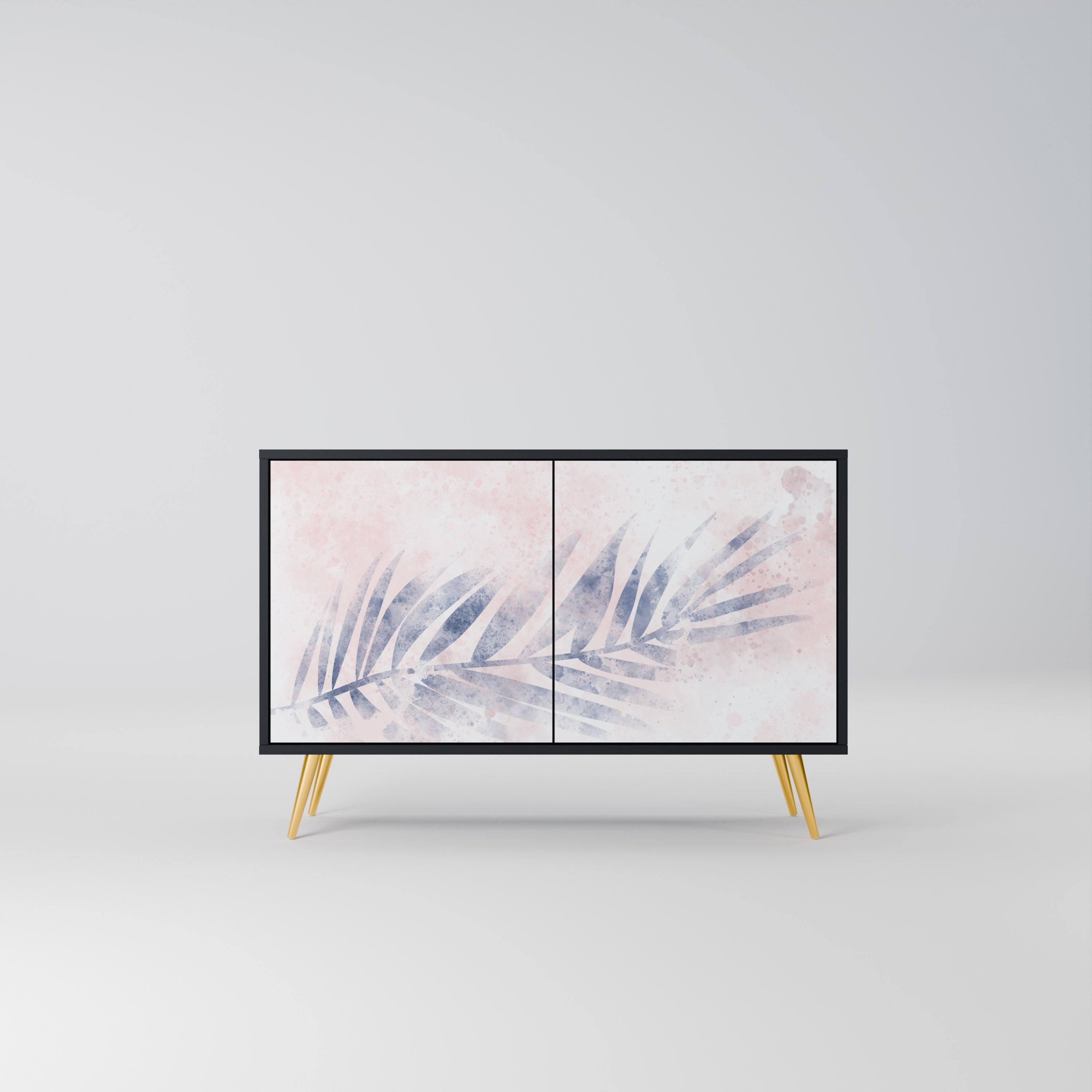 Buffet 2 portes TIMELESS FLOAT en finition noire