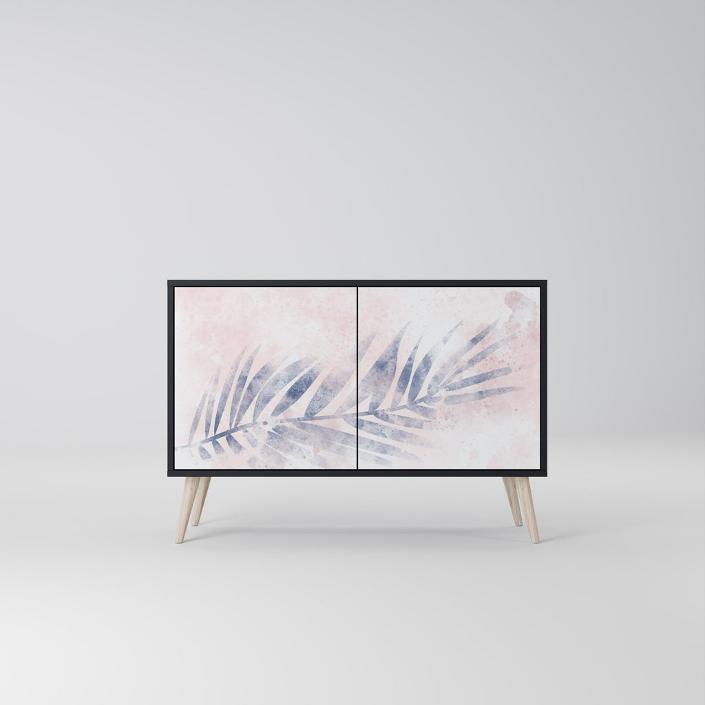 Buffet 2 portes TIMELESS FLOAT en finition noire