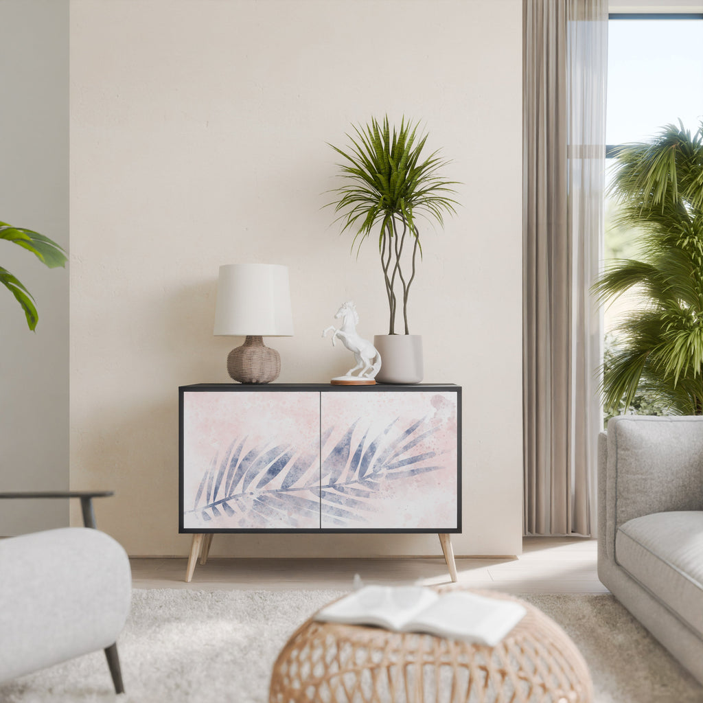 Buffet 2 portes TIMELESS FLOAT en finition noire