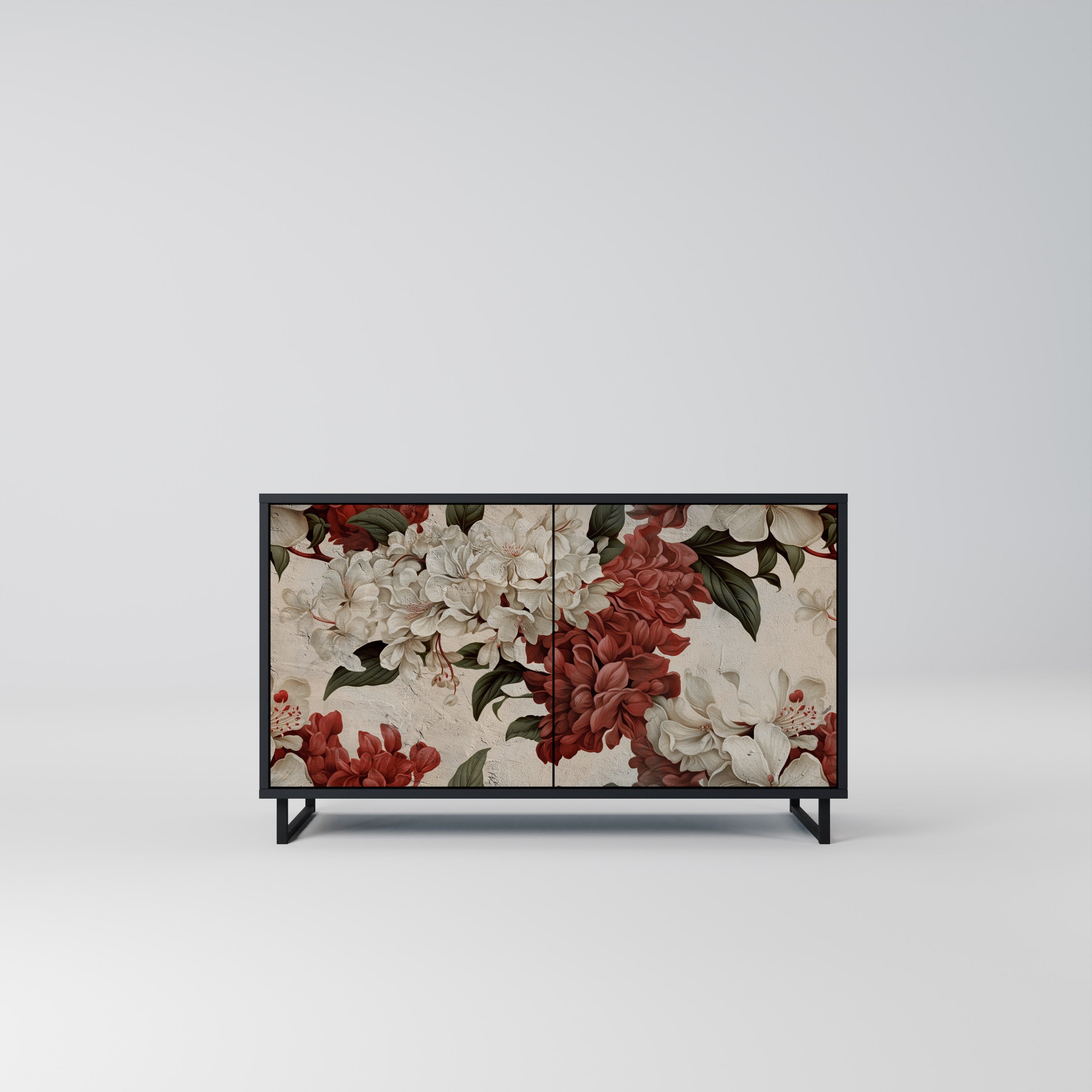 Buffet 2 portes EPHEMERAL DAYS en finition noire