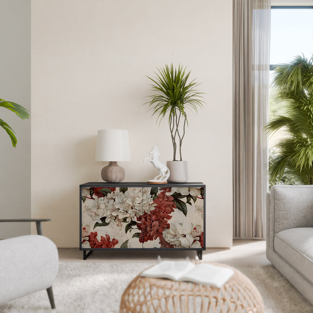 Buffet 2 portes EPHEMERAL DAYS en finition noire