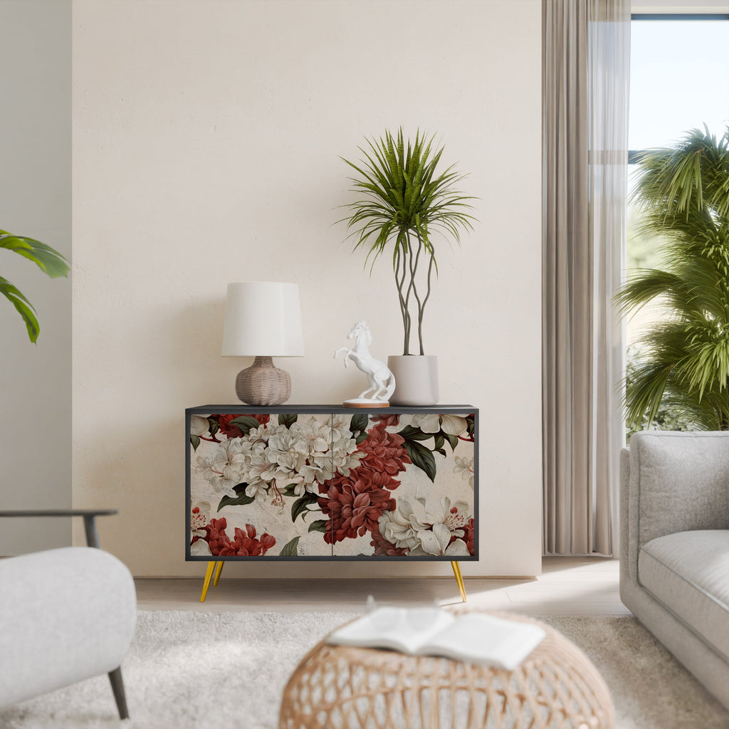 Buffet 2 portes EPHEMERAL DAYS en finition noire