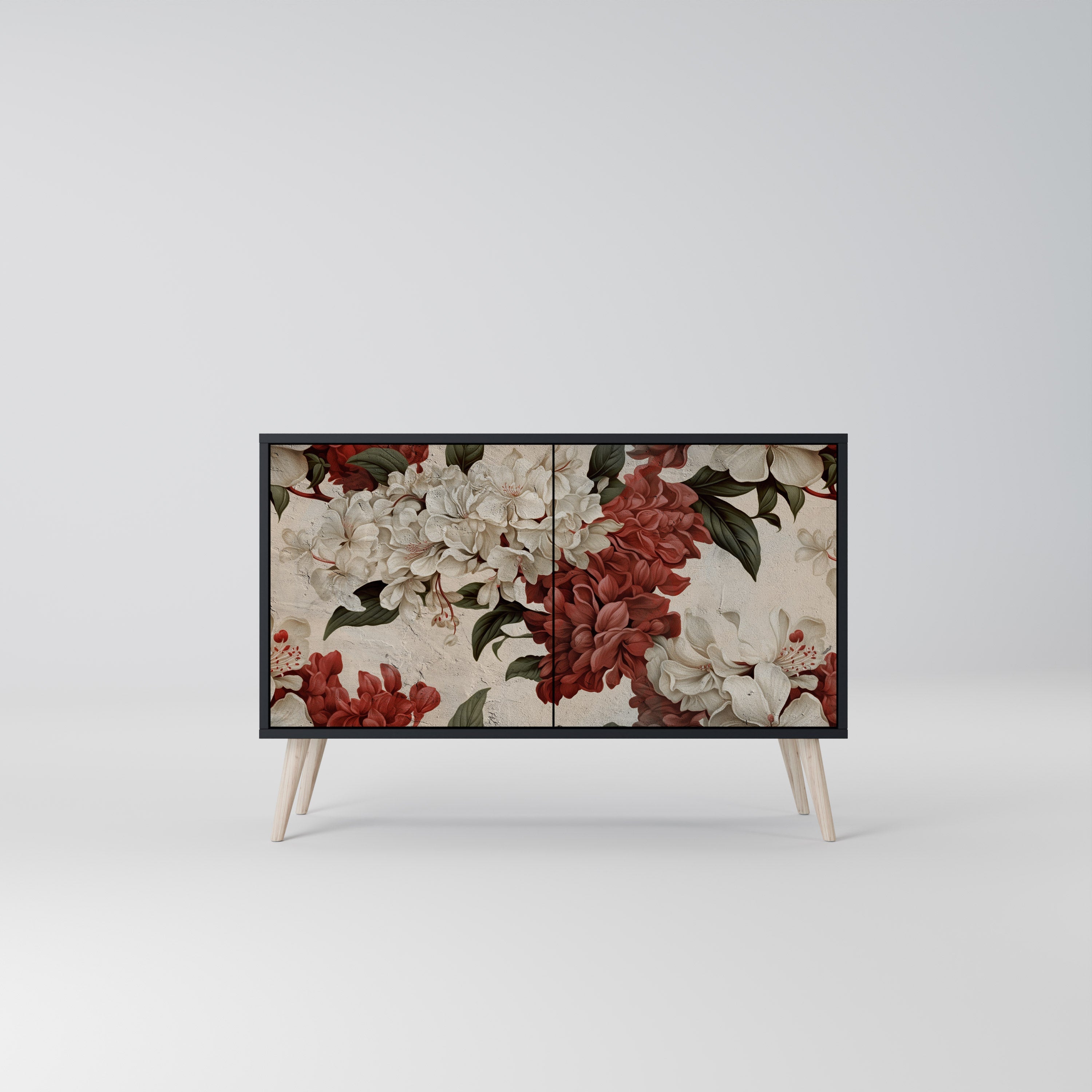 Buffet 2 portes EPHEMERAL DAYS en finition noire