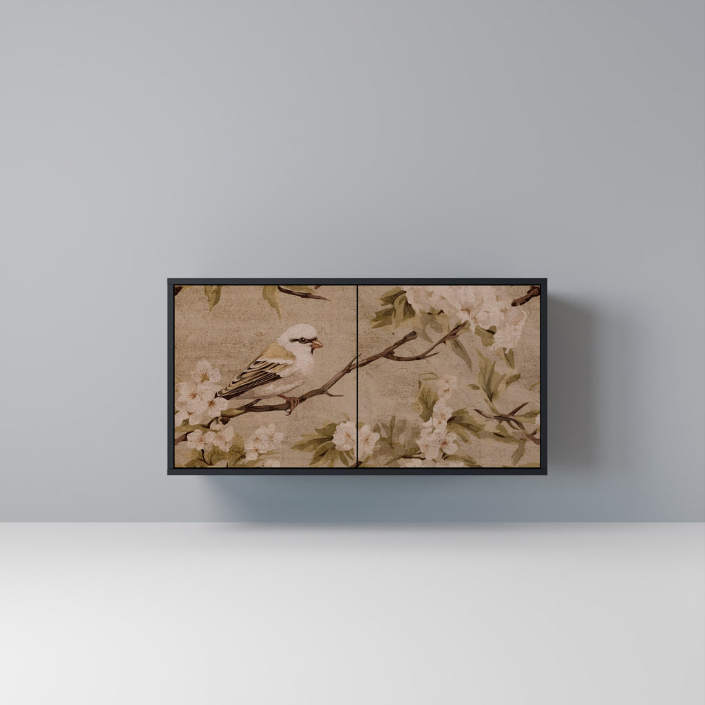 Buffet 2 portes PETAL DISTINGUISH finition noire