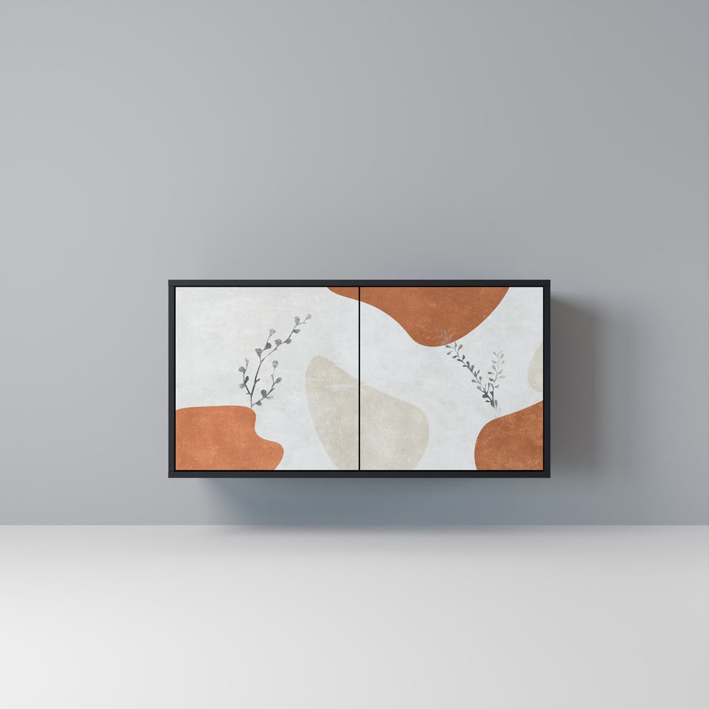 Buffet 2 portes TRANQUIL TWIG finition noire