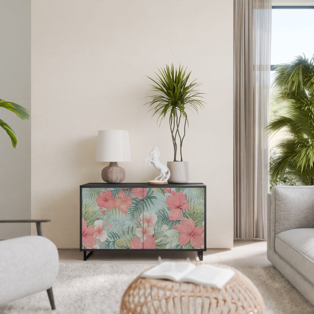 Buffet 2 portes HAWAIIAN SPIRIT finition noire