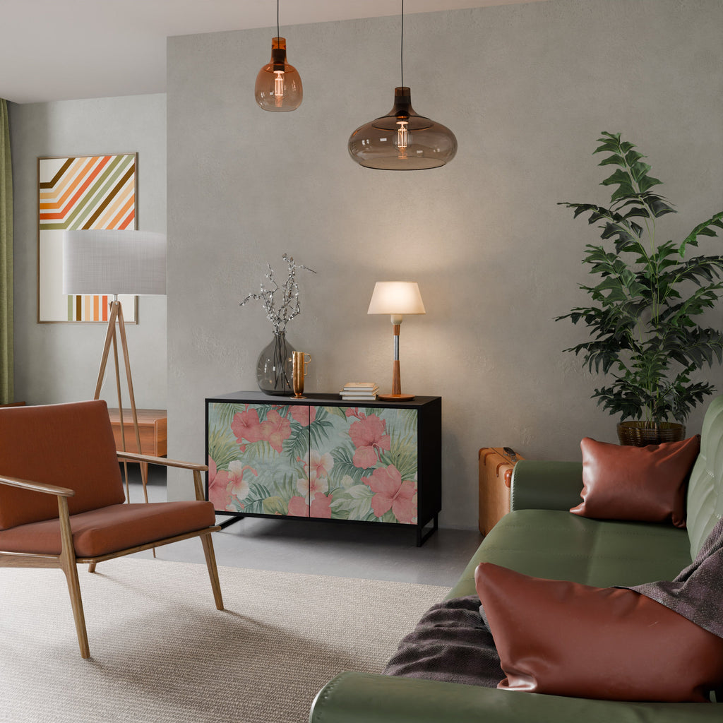 Buffet 2 portes HAWAIIAN SPIRIT finition noire