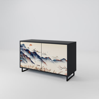 JAPANESE LANDSCAPE 2-Door Sideboard