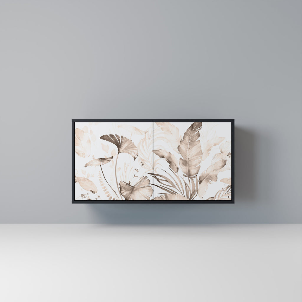 Buffet 2 portes WILD TENDERNESS en finition noire