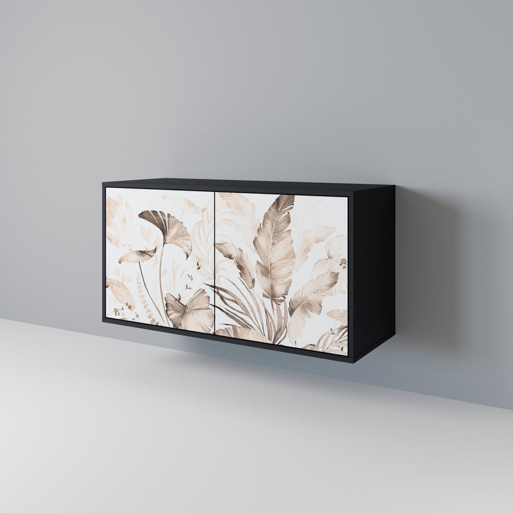 Buffet 2 portes WILD TENDERNESS en finition noire