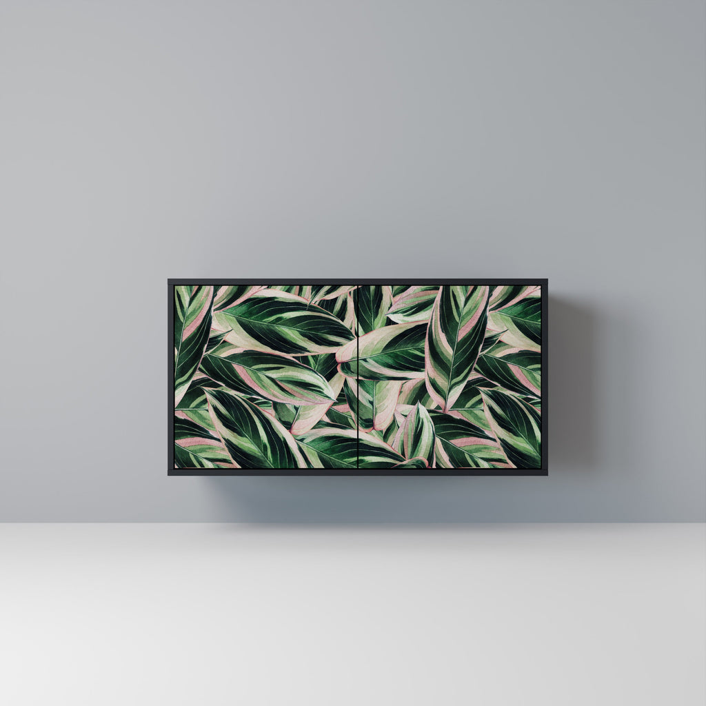 Buffet 2 portes EERIE STROMANTHE en finition noire