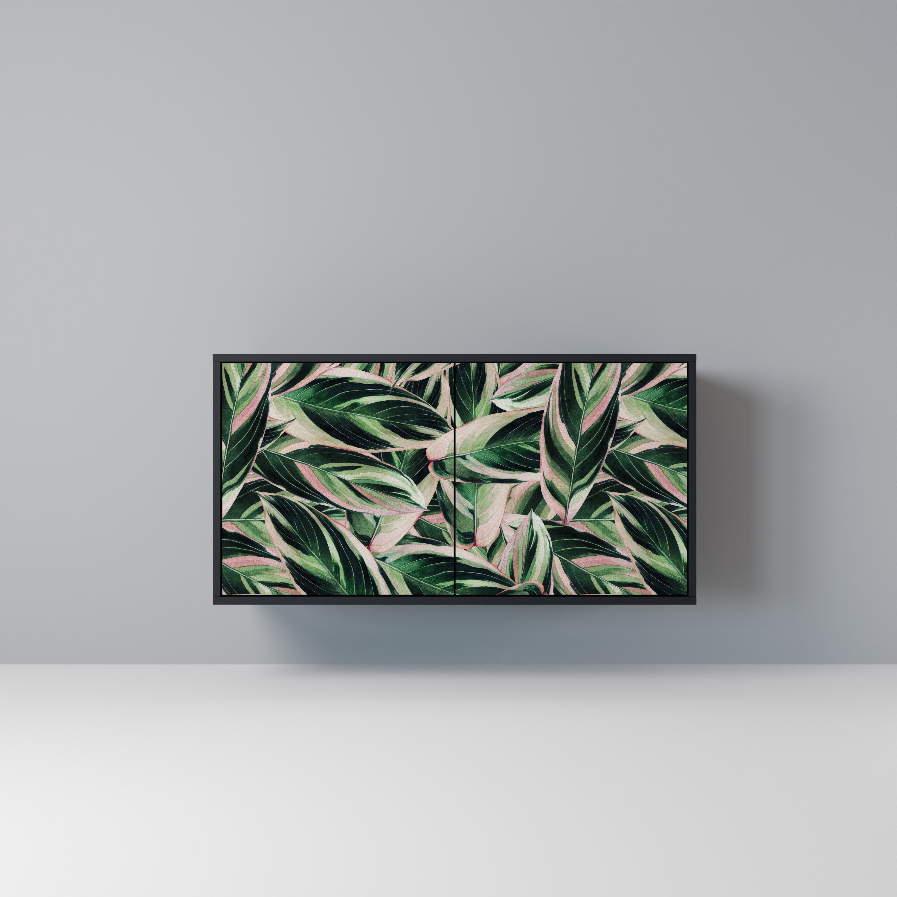 Buffet 2 portes EERIE STROMANTHE en finition noire