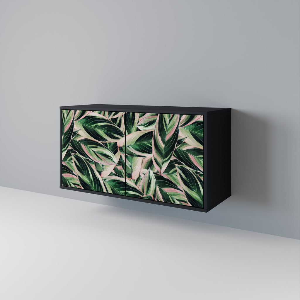 Buffet 2 portes EERIE STROMANTHE en finition noire