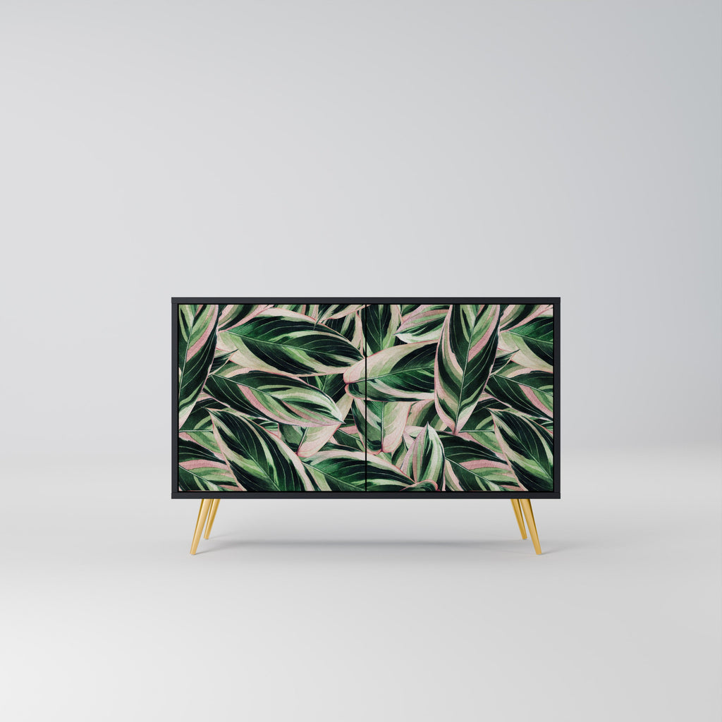 Buffet 2 portes EERIE STROMANTHE en finition noire