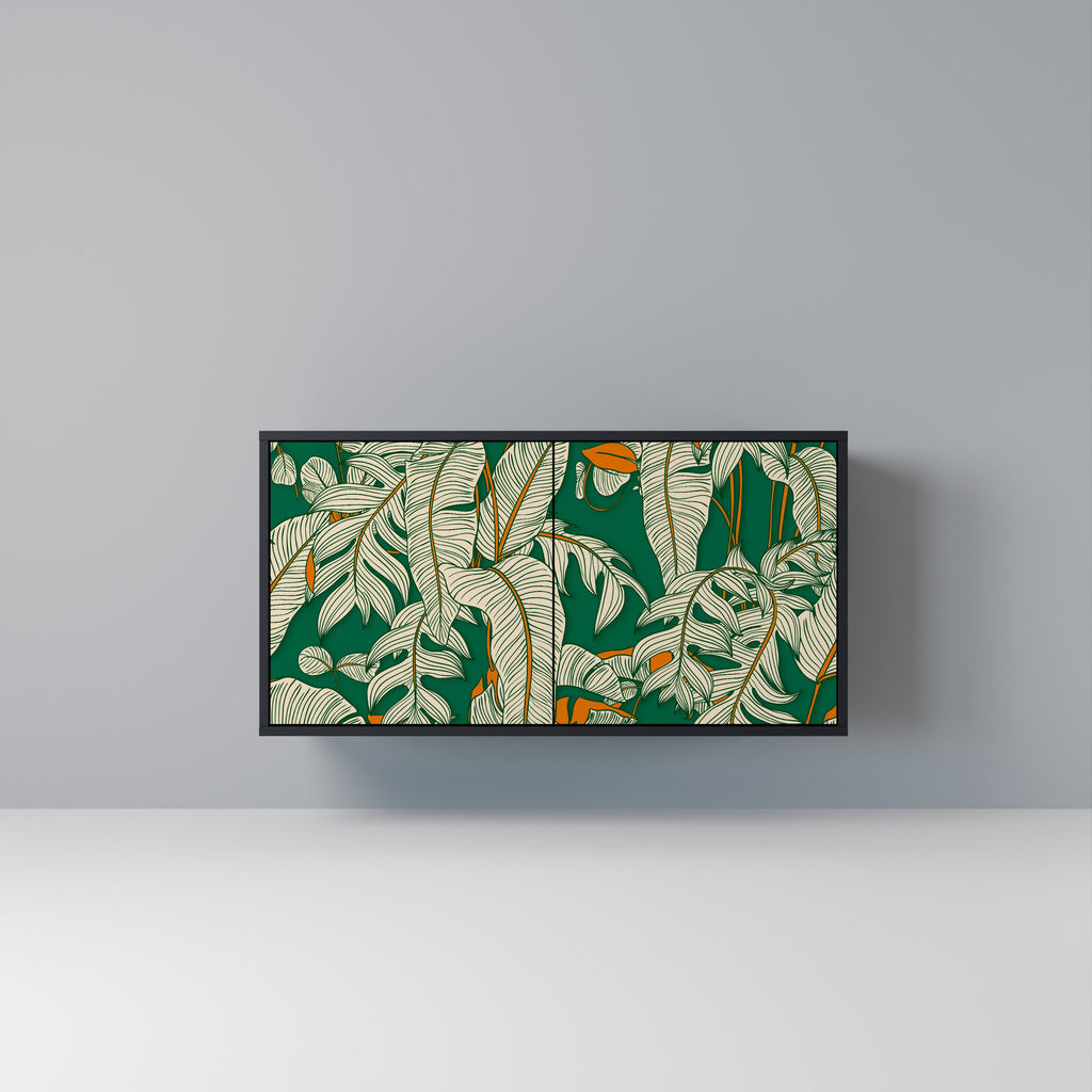 Buffet 2 portes VERDANT PLEASURES finition noire