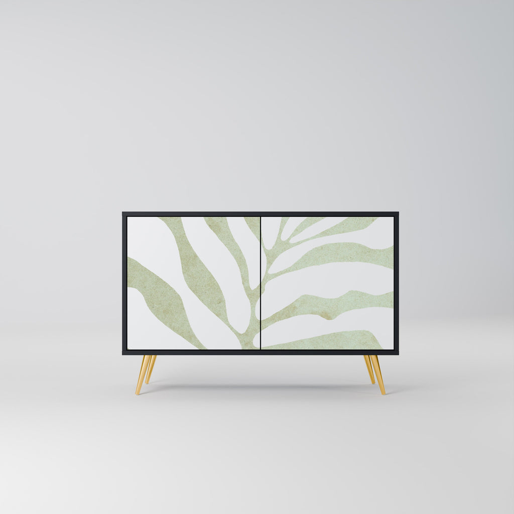 Buffet 2 portes BOTANICAL SPARK finition noire