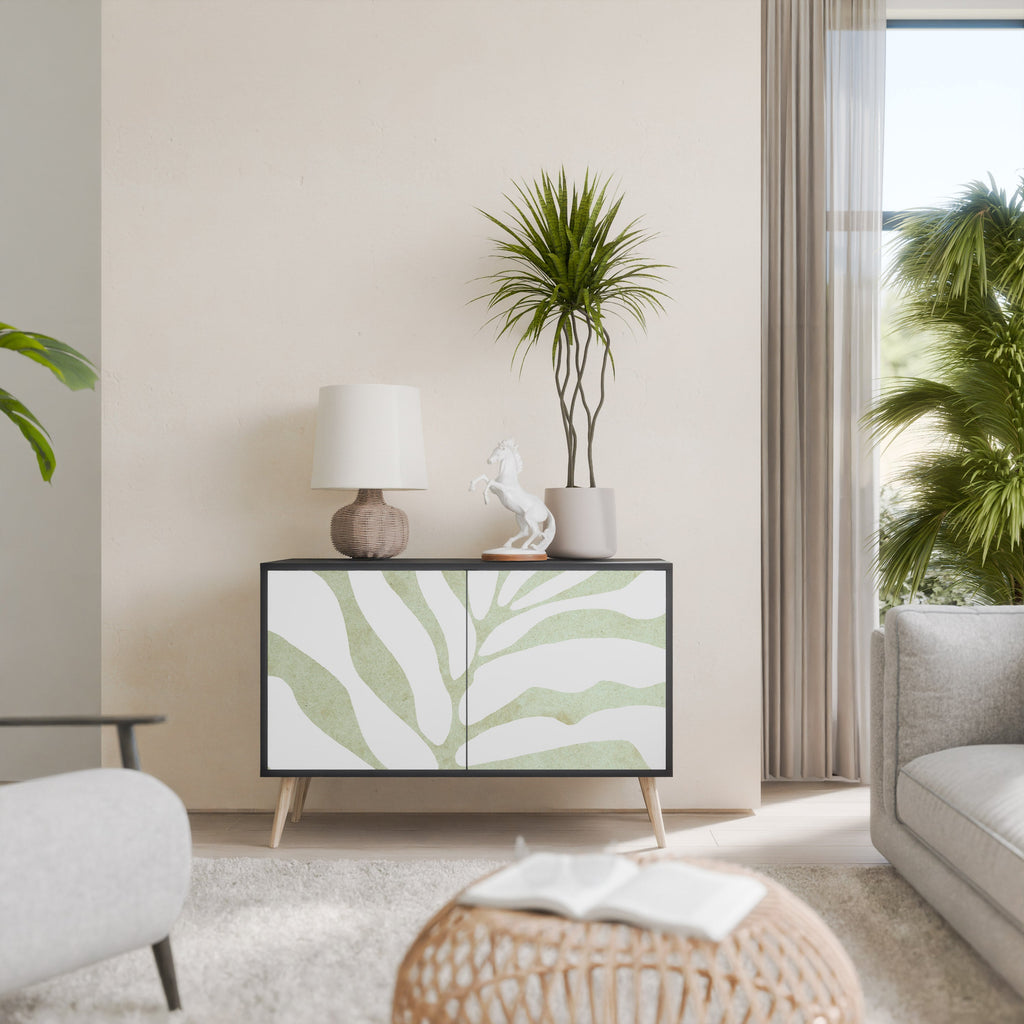 Buffet 2 portes BOTANICAL SPARK finition noire