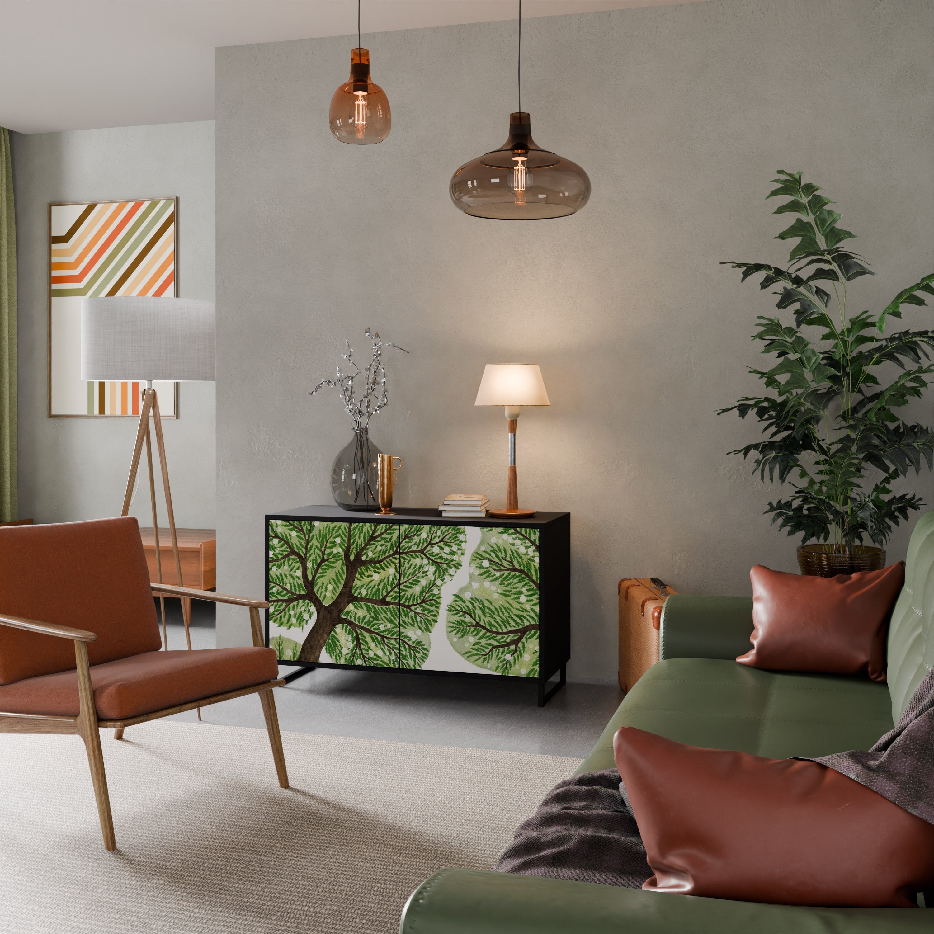 Buffet 2 portes WILDERNESS DASH en finition noire