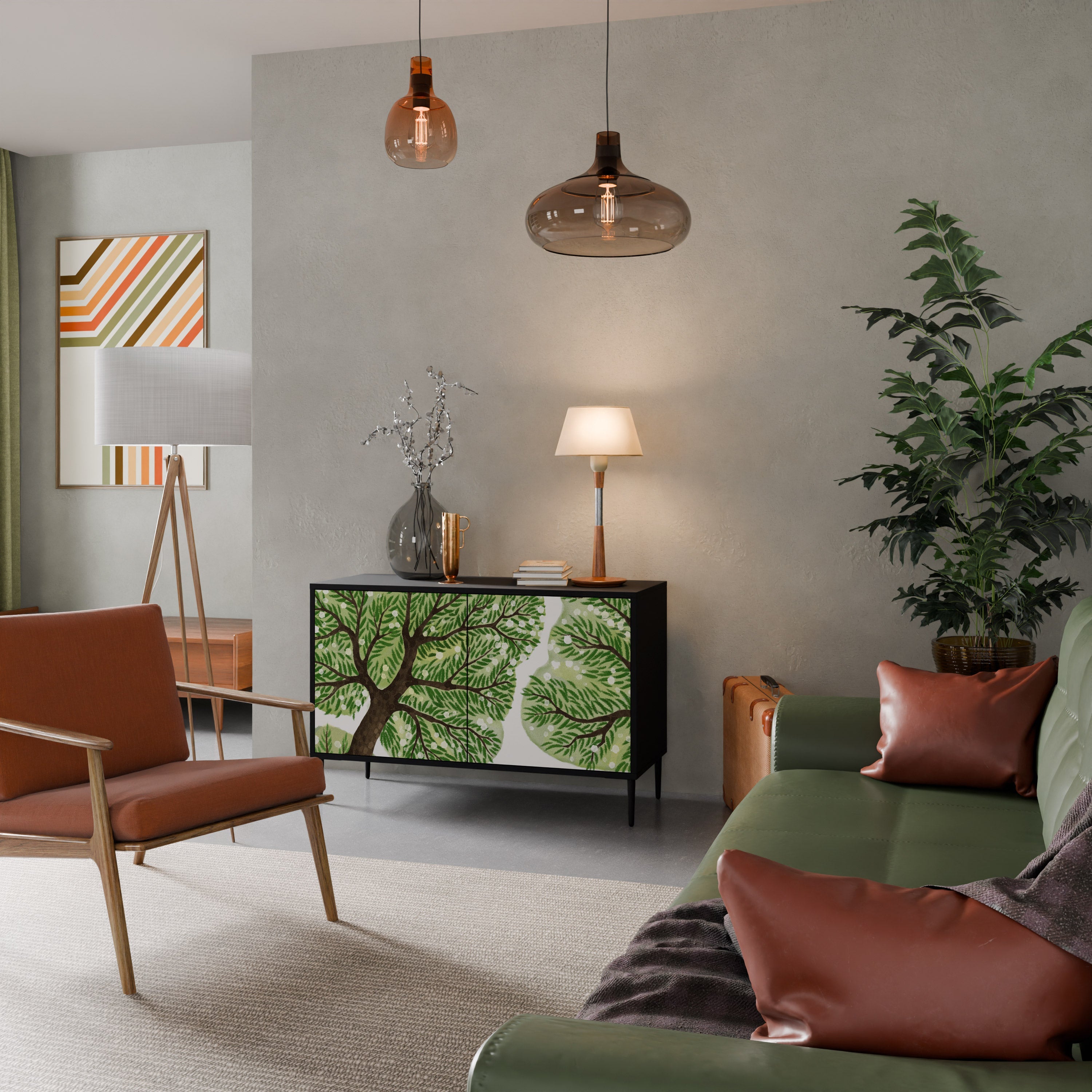 Buffet 2 portes WILDERNESS DASH en finition noire