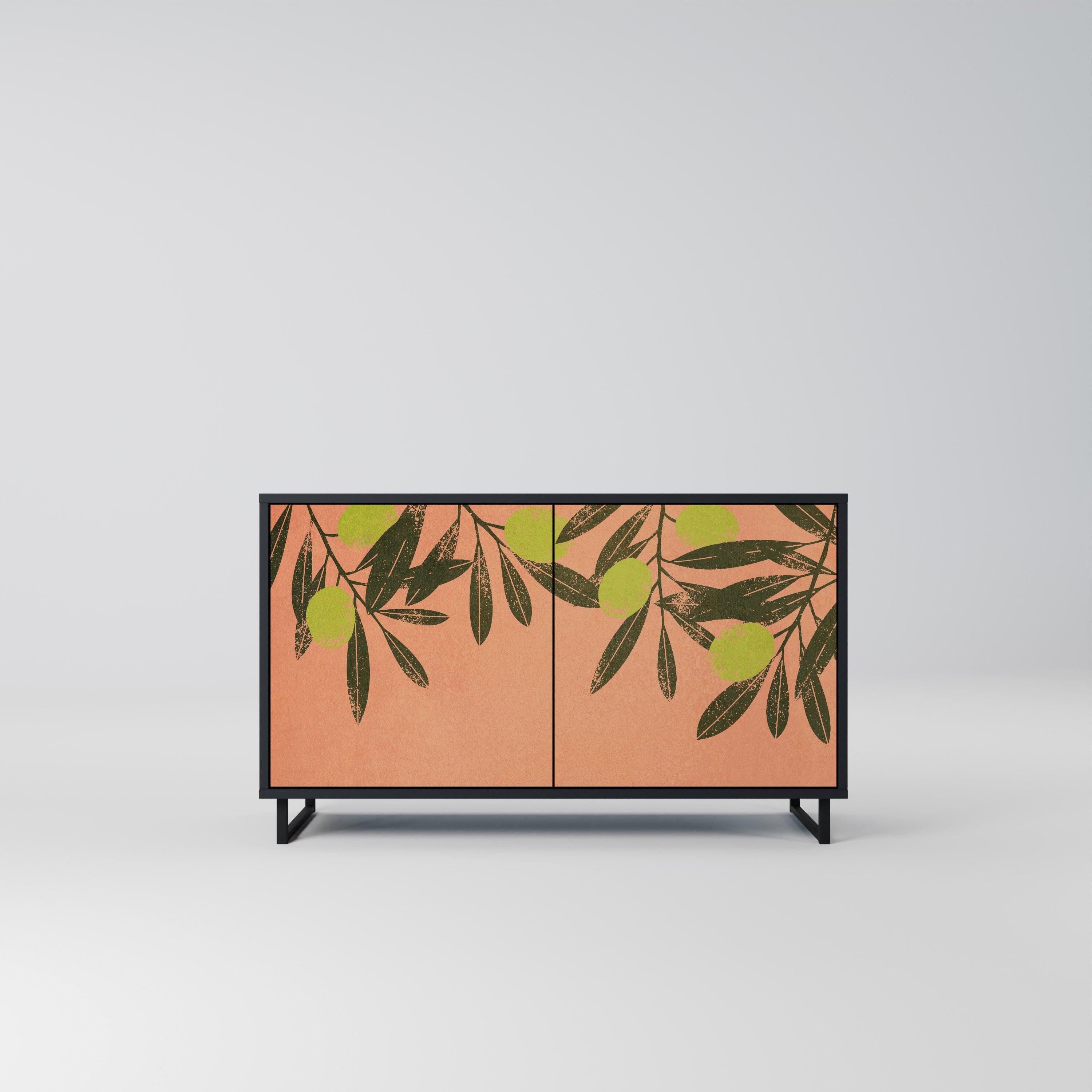 Buffet 2 portes JUICY OLIVES finition noire