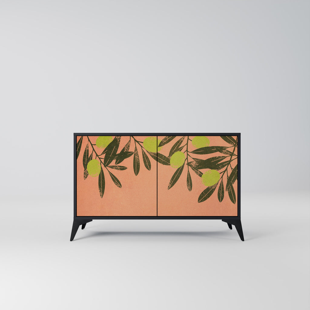 Buffet 2 portes JUICY OLIVES finition noire