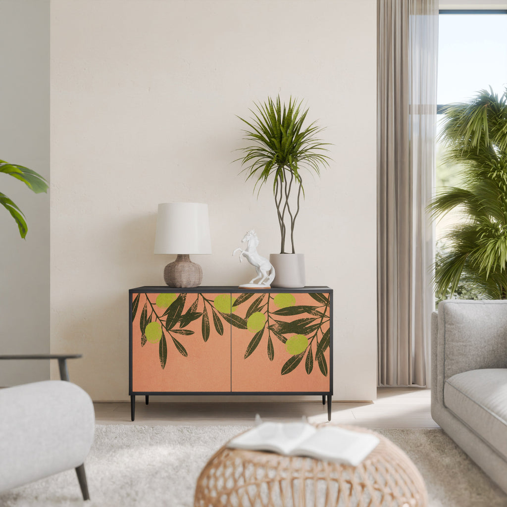 Buffet 2 portes JUICY OLIVES finition noire