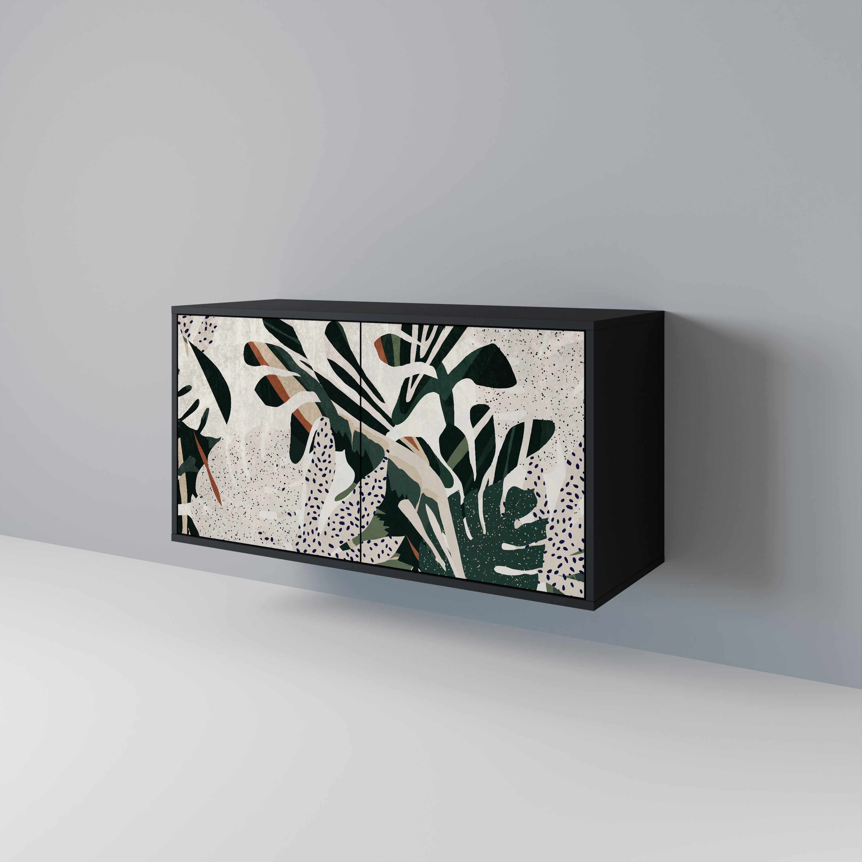 Buffet 2 portes VERDURE FORMATION finition noire