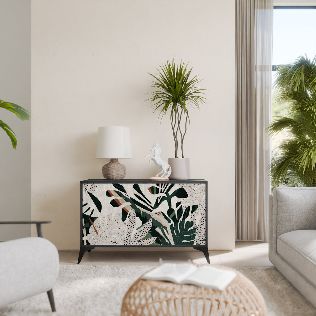 Buffet 2 portes VERDURE FORMATION finition noire