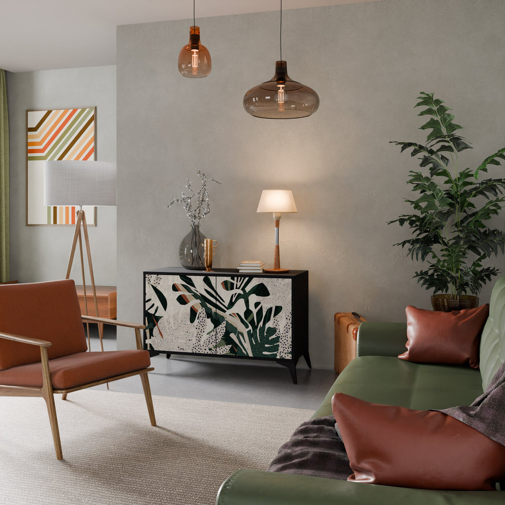 Buffet 2 portes VERDURE FORMATION finition noire