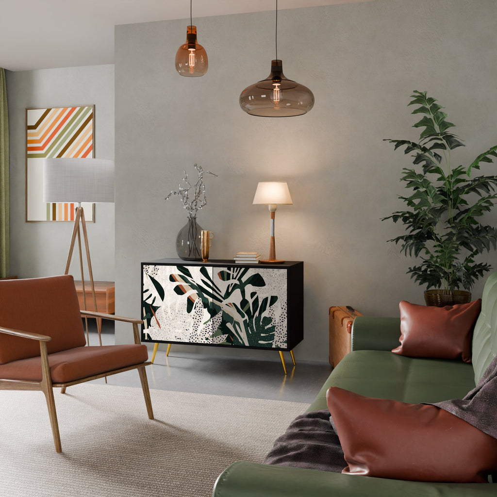 Buffet 2 portes VERDURE FORMATION finition noire