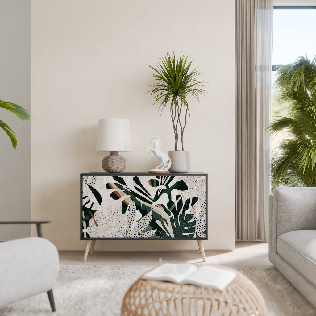 Buffet 2 portes VERDURE FORMATION finition noire