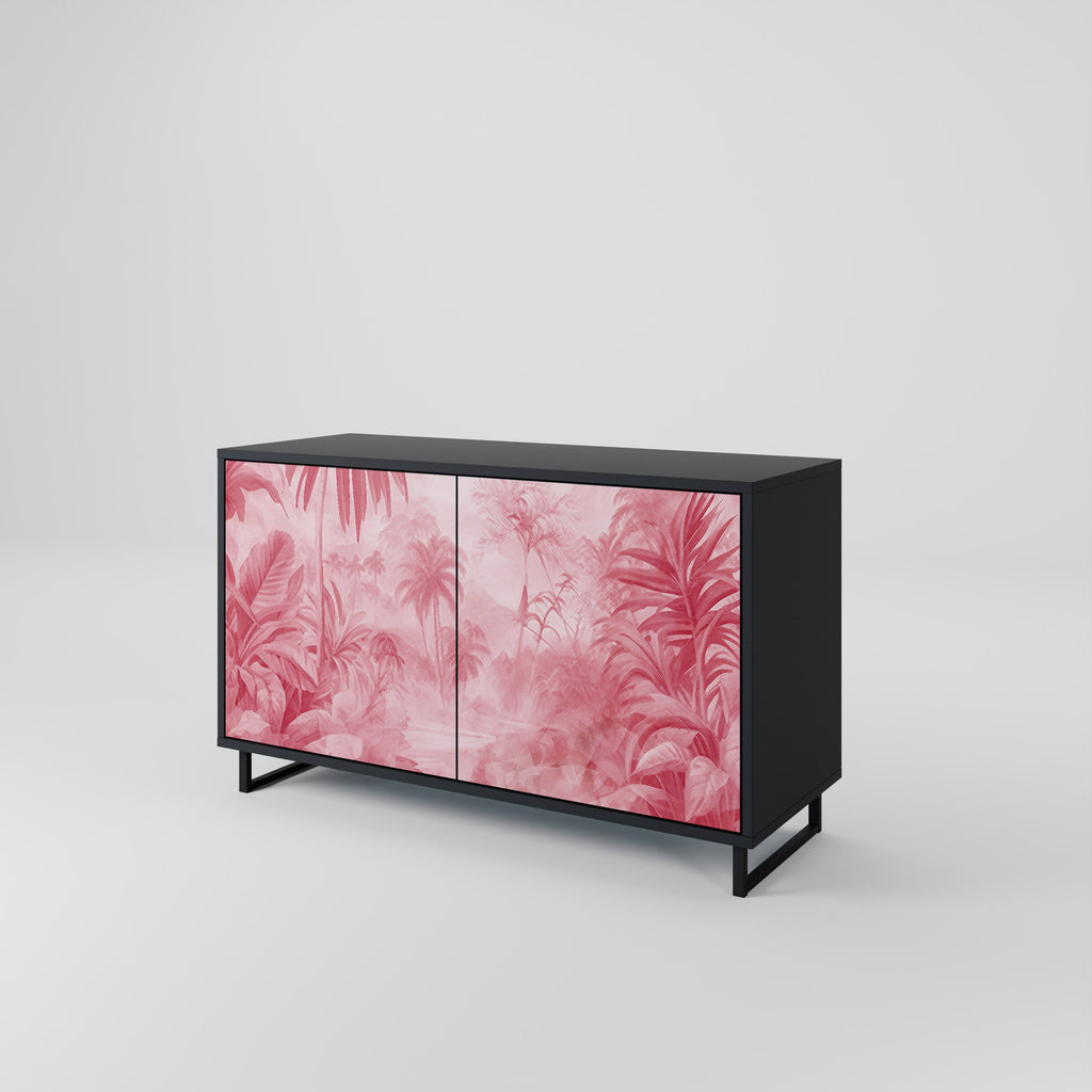 Buffet 2 portes SWEET TROPICS finition noire