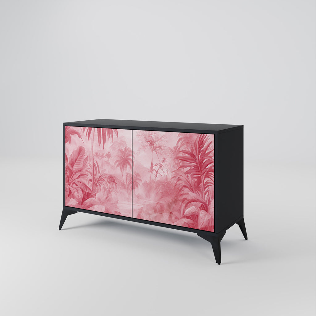 Buffet 2 portes SWEET TROPICS finition noire