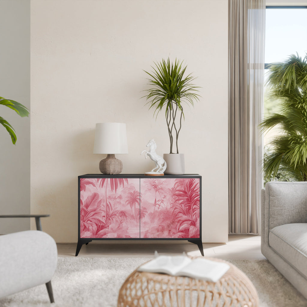 Buffet 2 portes SWEET TROPICS finition noire