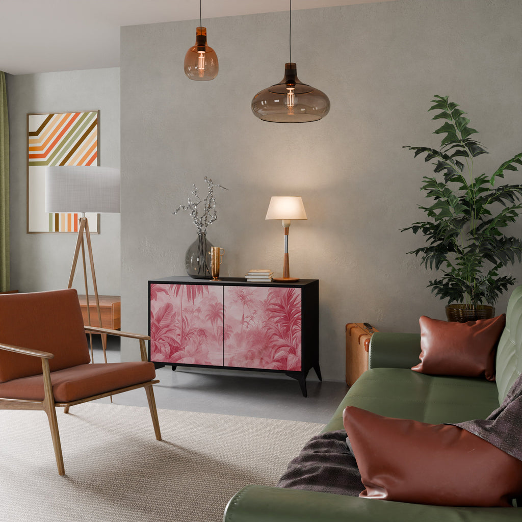 Buffet 2 portes SWEET TROPICS finition noire