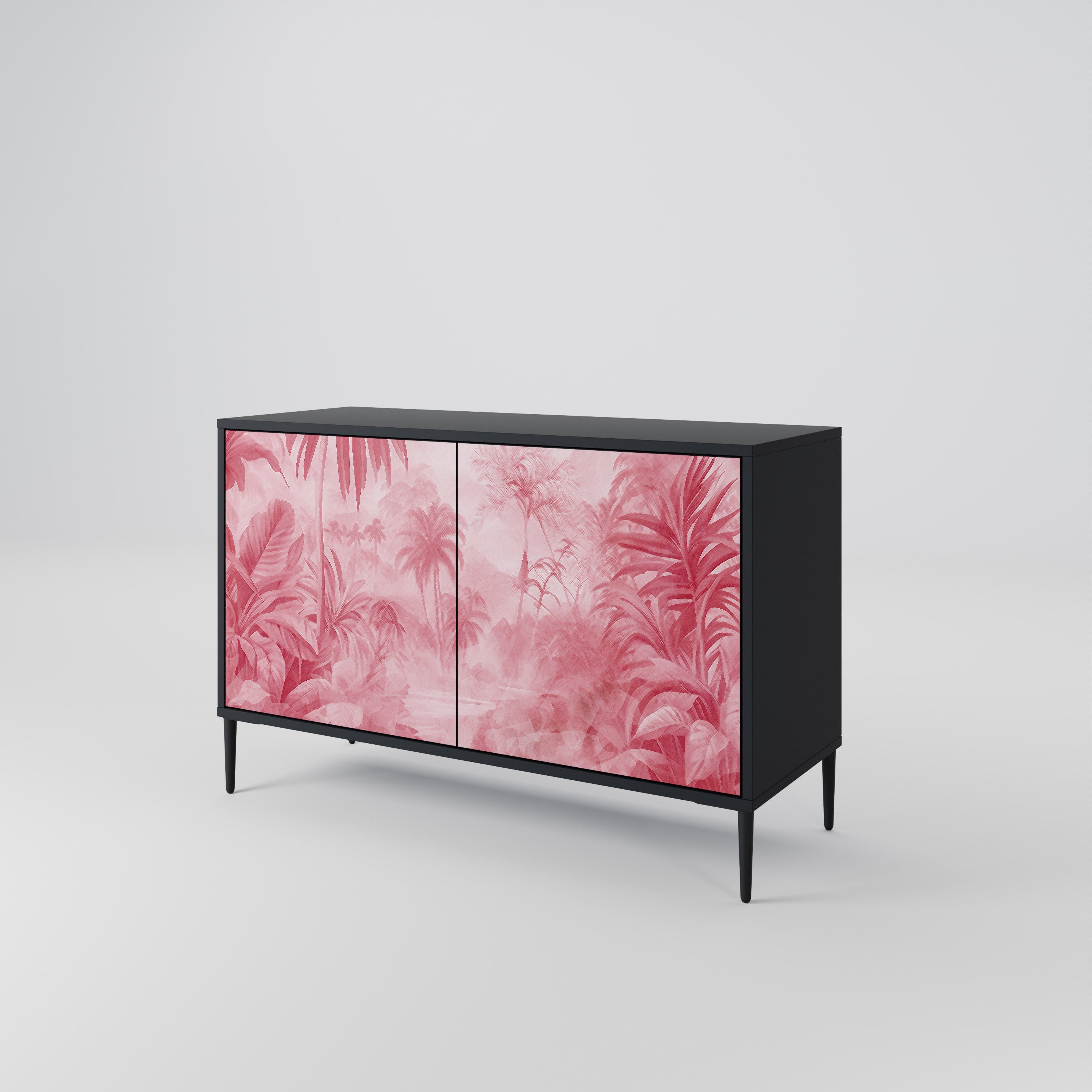 Buffet 2 portes SWEET TROPICS finition noire