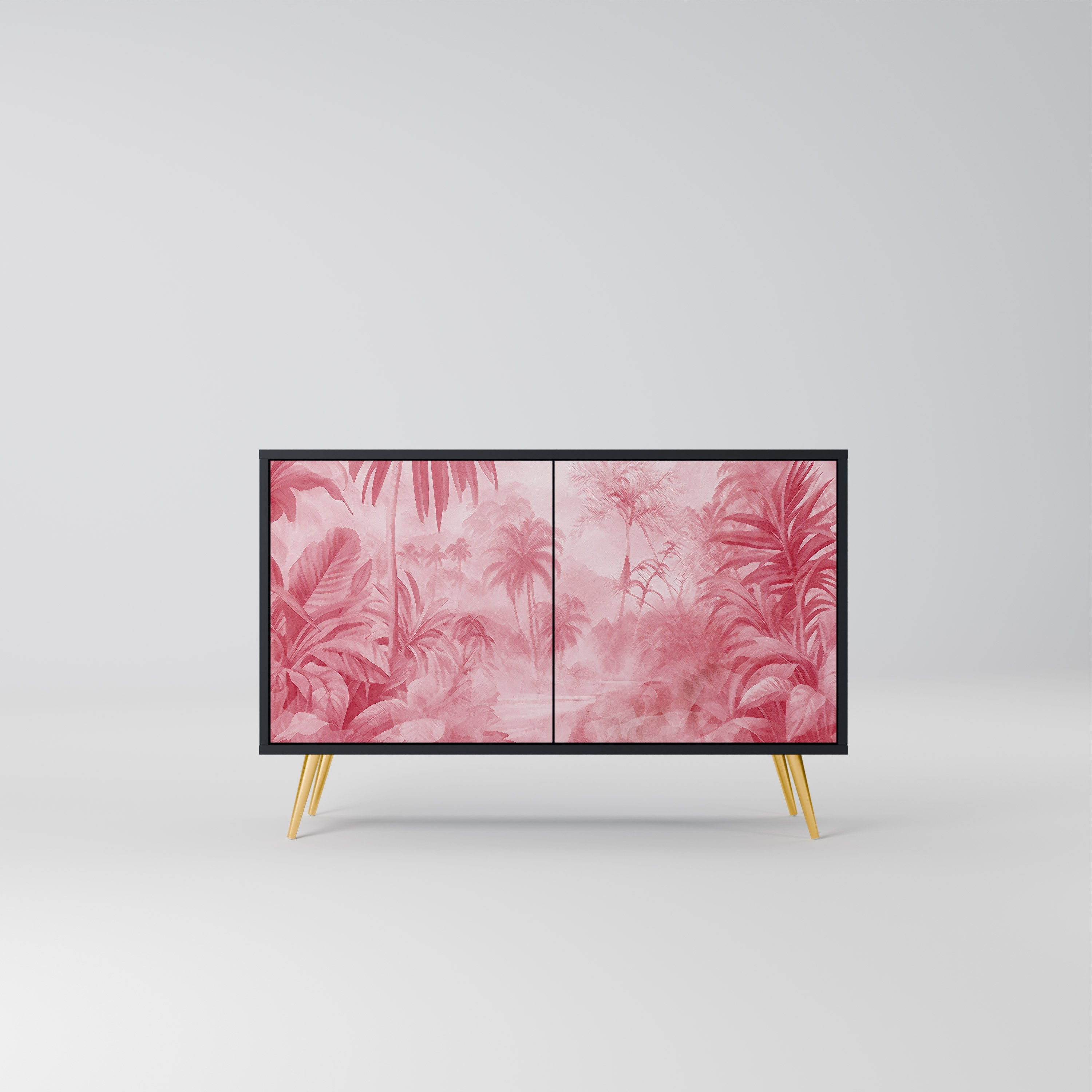 Buffet 2 portes SWEET TROPICS finition noire