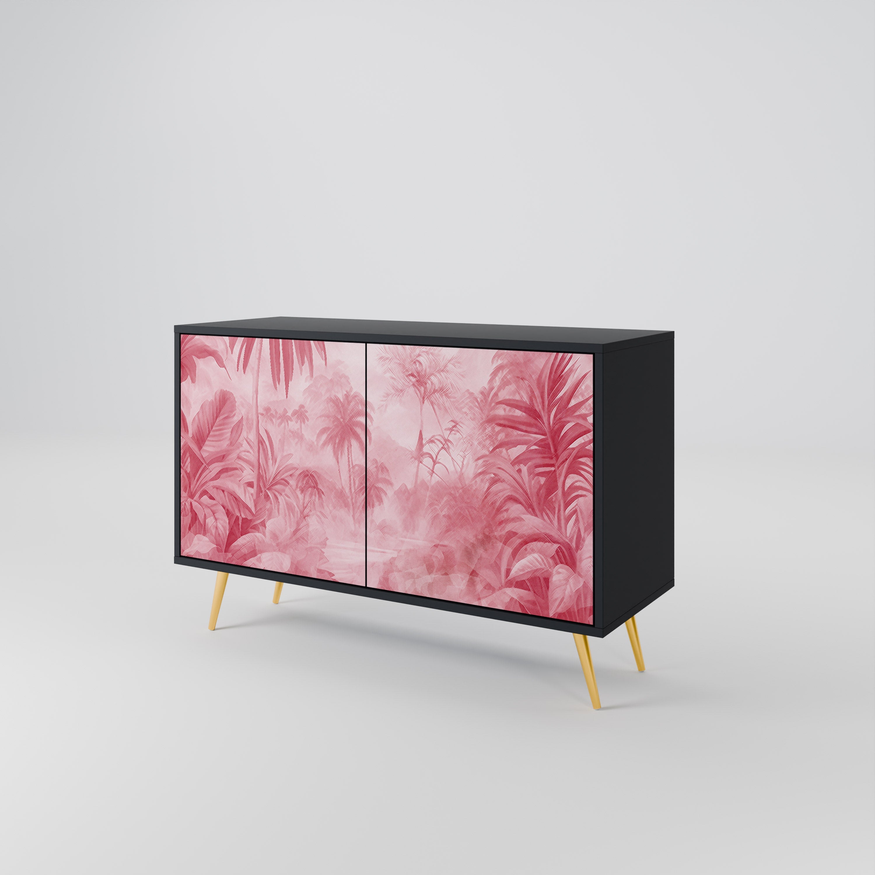 Buffet 2 portes SWEET TROPICS finition noire