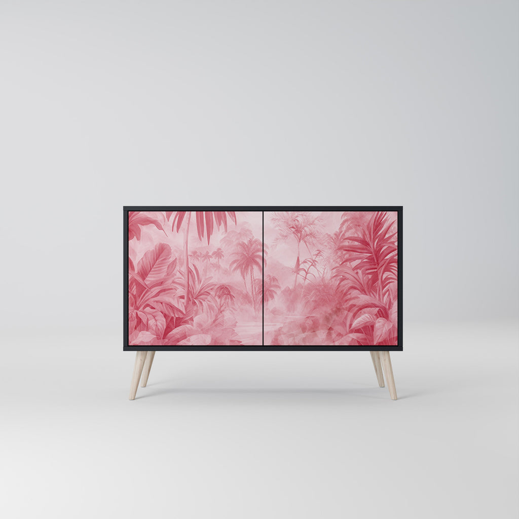 Buffet 2 portes SWEET TROPICS finition noire