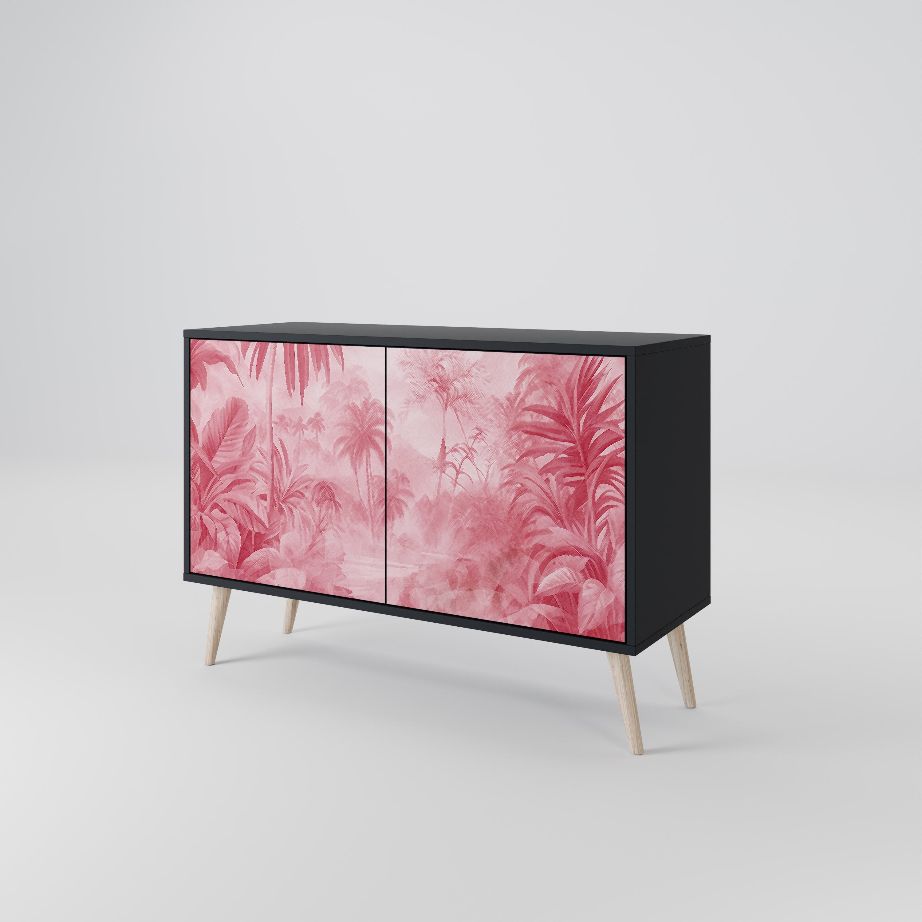 Buffet 2 portes SWEET TROPICS finition noire